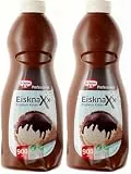 Dr. Oetker Professional Kakao-Eisglasur, EisknaXx, Härtet auf Eis aus, 900 ml Flasche (Packung mit 2)