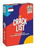 CRACK LIST Niederländische Version l Lustiges Kartenspiel & Gesellschaftsspiel | Partyspiele für Erwachsene & Kinder | 2-8 Spieler | Ab 10 Jahren | 30+ Minuten | Geschenkidee Weihnachten