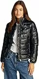Tommy Jeans Damen Pufferjacke Essential Tape Hochglanz, Schwarz (Black), S