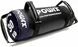 POWRX Power Bag I 5-30 kg I Kunstleder Fitness Bag für Functional Fitness (30 kg Schwarz/Dunkellila)