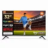 Xiaomi TV F Pro 32, 32 Zoll (81 cm), QLED, Smart TV, Fire OS7, Triple Tuner DVB-C/S/S2/T/T2,Dolby Audio™, DTS Virtual:X, DTS-HD, Sprachsteuerung mit Alexa, Kompatibel mit Apple AirPlay
