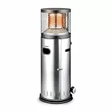 Enders® Terrassenheizer Gas POLO 2.0, Gas-Heizstrahler, Terrassenstrahler mit stufenloser Regulierung, ENDUR Reflektionssystem, Transporträder, Umkippsicherung #5461