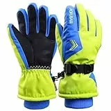 POPUBABI Handschuhe Kinder Wasserdicht Skihandschuhe Winter Fahrradhandschuhe Sport Laufhandschuhe für Klttern Snowboard Skifahren Radfahren Wandern