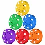 SOIMISS 6 Stück Eishockeybälle für Training und Praxis, Rollhockey-Pucks, stabile Rollsportbälle zur Verbesserung der Fähigkeiten