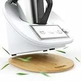 Siegvoll Gleitbrett für Thermomix TM6 TM5 aus Bambus, Schnelles Bewegen Rollbrett für Thermomix Vorwerk Küchenmaschine, Zubehör für Thermomix TM6 TM5,Bambusholz