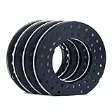 HAPPY HACHI 4Pcs Wassernapf für Hunde Filter, Ersatz für schwimmende Haustier-Wassernapf-Ersatzteile 2 l große automatische Trinkwasser-Napffilter für Haustiere mit Aktivkohle (Kartusche)