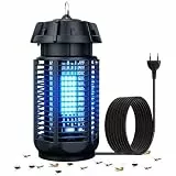 Insektenvernichter Elektrisch, 2 in 1 Mückenfalle Mückenlampe für Draußen Innen, 360° Mückenlicht Mückenfänger Fliegenlampe für Schlafzimmer Hinterhof Garten Camping (20 Watt)