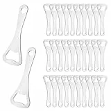 30 Stück Flaschenöffner, Flaschenöffner Edelstah, Flach Tragbare Kapselheber für Küche Bar Restaurant - Silber