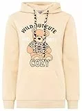 Zwillingsherz Damen Hoodie mit Kapuze – Kuscheliger Oversize Kapuzenpullover – Weicher Sweatshirt Pullover für Frauen Aufdruck – Stylischer Look für Frühling, Herbst & Winter – Loungewear Teddy Bär