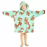 CoComelon Kapuzenpullover für Mädchen und Jungen, übergroßer Fleece-Hoody, CoComelon, 4-6 Years