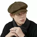 Gajaous Klassische Newsboy Hüte, Zwei Größen Newsboy Flat Cap für Männer und Frauen, Modische Baker Boy Mütze Beret Cap