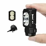 WUBEN E7 Wiederaufladbare Mini-Taschenlampe mit Magnet - Superhelle 1800 LM, 5 Modi EDC-Taschenlampe, Typ-C wiederaufladbare LED; IPX8 Taschenlampe für Stirnlampe, Rettung, Camping