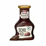 Schwartau Dessert Sauce Schokolade, zum Verfeinern von Desserts und Eis, 125ml