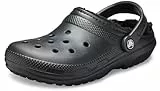 Crocs Unisex Erwachsene Classic Lined Clog Clog, Black/Black, 41/42 EU