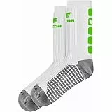 Erima Unisex Kinder CLASSIC 5-C Socken (2181915), weiß/green, 31-34