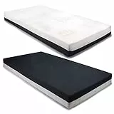 PEKITAS Matratze für Kinderbett doppelseitig 60 x 120 cm Höhe 10 cm Bezug Waschbar Made in Spain