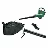 Bosch elektrischer Laubsauger/Laubbläser UniversalGardenTidy 3000 (3000 W, Fangsack 50 l, stufenlose Drehzahleinstellung, zum Blasen, Saugen und Häckseln von Laub, in Kartonverpackung)