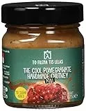 To Filema Tis Lelas Handgemachtes Granatapfel Chutney – The Cool Pomegranate, 2er Pack (2 × 225 g, 450 g) – Griechisches Obst- und Gemüse-Chutney, vegan, glutenfrei, ohne Konservierungsstoffe
