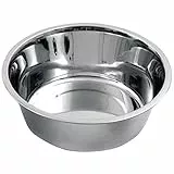 Kerbl Pet Pet Fressnapf aus Edelstahl für Hund u. Katze, 2800 ml