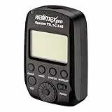 Walimex pro Operator TTL T-C kompatibel mit Canon Kamera, Funk Fernbedienung Auslöser für Newcomer, Emerger, Campaigner, Stager und Mover 200/400 TTL, Transmitter