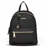 Lazarotti Bologna Damen City-Rucksack aus Echt-Leder | Tasche mit stufenlos verstellbaren Schulterriemen | Backpack 22 cm