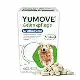 YuMOVE Grünlippmuschel Hund Gelenktabletten - 120 Tabletten - Gelenktabletten Hund - Für ältere Hunde ab 8 Jahren - Beweglichkeit und Gelenkfunktion Mit Omega-3, Glucosamin, Chondroitin und Vitamin E