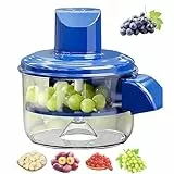 Elprico Elektrische Traubenschaltmaschine, Wiederaufladbare Automatische Schäbsteller, Obstschäler -Maschine mit 1300 -mAh -Akku für die Küche zu Hause