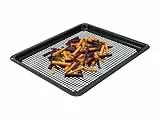 AEG Airfry Profi-Backblech A9OOAF00 / optimierte Luftzirkulation für knusprige Ergebnisse / weniger Öl / schonend / 465 x 385 x 25 mm, Schwarz