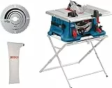 Bosch Professional Tischkreissäge GTS 635-216 + Arbeitstisch GTA 560 (1600 Watt, Sägeblatt-Ø: 216mm, Sägeblattbohr-Ø: 30mm, inkl. 1x Kreissägeblatt, Staubbeutel) - Amazon Exclusive