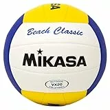 Mikasa VX20 Beach Classic Ball VX20, Unisex Volleyballs, White, 5 EU