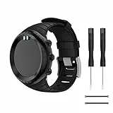 TOPsic Suunto Core Armband - Silikon Sportarmband Uhr Band Strap Erstatzband Uhrenarmband für Suunto Core Samrtwatch