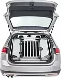 Trixie Universal-Heckgitter für Hunde - Macht den Kofferraum zur Transportbox - Winkel & Seitenteile anpassbar - einfaches Einklappen zur Nutzung des Kofferraumes - 94–114 × 69 × 53 cm - 13201