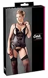 Cottelli Collection Plus Strapshemd offen, XL, schwarz