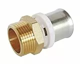 SOMATHERM FOR YOU - Einpassen in Rohr Ø26 Mehrschichtige Kräuselung - männlich Gesetz 20/27 (3/4 „)