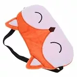 MALUGOGO Fox Schlafmaske, Verdunkelung, Augenklappe für Erwachsene, niedlich, tragbar, Schlafmaske für Damen, multifunktional, lichtblockierend, für den täglichen Gebrauch und Reisen