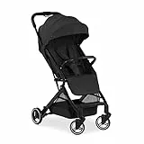 hauck Travel N Care, Schwarz - GOLD WINNER Mother & Baby Awards 2024, Leichter Reisewagen mit Regenschutz, Federung, kompakt & faltbar, UPF 50+, voll liegend ab Geburt bis 22 kg