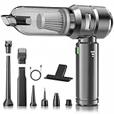 NVKHG Handstaubsauger, 22000Pa Handstaubsauger Akku, 3-Gang 8000 U/min Elektrische mit Bürstenloser Motor, Mini Staubsauger, Auto Kabellos Staubsauger für Büro Genutzt, Haus, Küche, Tierhaare