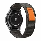 MroTech Trail Loop Kompatibel mit Samsung Galaxy Watch 46mm Armband 22mm,Nylon Uhrenband für Galaxy Watch 3 45mm/Gear S3 Frontier/Classic,Nylonarmband Ersatz für Huawei Watch GT/GT2/GT3 46 mm,Schwarz