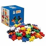 Plus-Plus 9603210 Geniales Konstruktionsspielzeug, Open Play Big Basic Mix, Bausteine-Set, 100 Teile, Mehrfarbig, Mehrfarbig