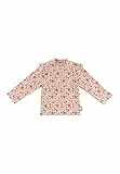Sterntaler Badeshirt Blumen – Langarm Schwimmshirt für Mädchen mit Blumen-Print – UV-Schutz 50+ Shirt mit Frontreißverschluss, Stehkragen & Kinnschutz - Kinder Bademode – Farbe Ecru, Größe 116