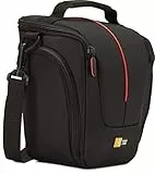 Case Logic DCB306K SLR- Kameratasche, Holster, inkl. Tragegriff/Schultergurt/Gürtelschlaufe, schwarz/rot