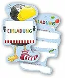 DER KLEINE RABE SOCKE 6 Einladungskarten Kinderparty und Kindergeburtstag von DH-Konzept // Einladungen Invites Party Set
