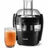 Obst- und Gemüseentsafter Philips Viva Collection HR1832/00, 1,5 l, QuickClean-Technologie, schnelle Reinigung, Anti-Tropf-Funktion, Schwarz