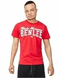 BENLEE Herren T-Shirt Normale Passform Logo, Red L, 195041