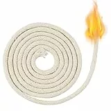 DNDGDLUA 2 Meters für Öllampen, 4mm Candle Wick Kerzen Dochte Geflochtener Baumwoll Docht Light Dochte für Kerzen für Öllampen und Kerzen DIY handgefertigte Kerzenherstellung, 100cm*2