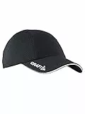Craft Unisex Schildkappe Running Cap Kappe, Schwarz, Einheitsgröße EU