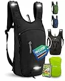 SASMO® Fahrradrucksack 10+3l mit Thermofach & Helmnetz | MTB Rucksack | Fahrrad Rucksack - inkl. Regenschutz | Trinkrucksack Fahrrad für Herren & Damen