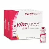 Vitamin B12 - Vitasprint B12 Trinkfläschchen, 2x30 St. – Mit hochdosiertem Vitamin-B12 und wertvollen Eiweißbausteinen für mehr geistige und körperliche Energie und weniger Müdigkeit und Erschöpfung