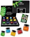 Hallingers Genuss Manufaktur Gewürze Geschenkset – 12 Premium Gewürze in Glas, edle Geschenkbox zum Kochen & Grillen, handverlesene Vielfalt, Geschenkidee für Männer & Frauen zu Geburtstag Weihnachten