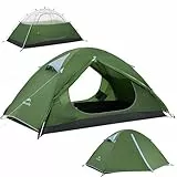 Naturehike Bleik Ultralight Kuppelzelt Wasserdicht (3000mm) Zelt 2-3 Personen Leichtes Zelte für Camping, Wandern & Trekking (Grün/2 Personen)